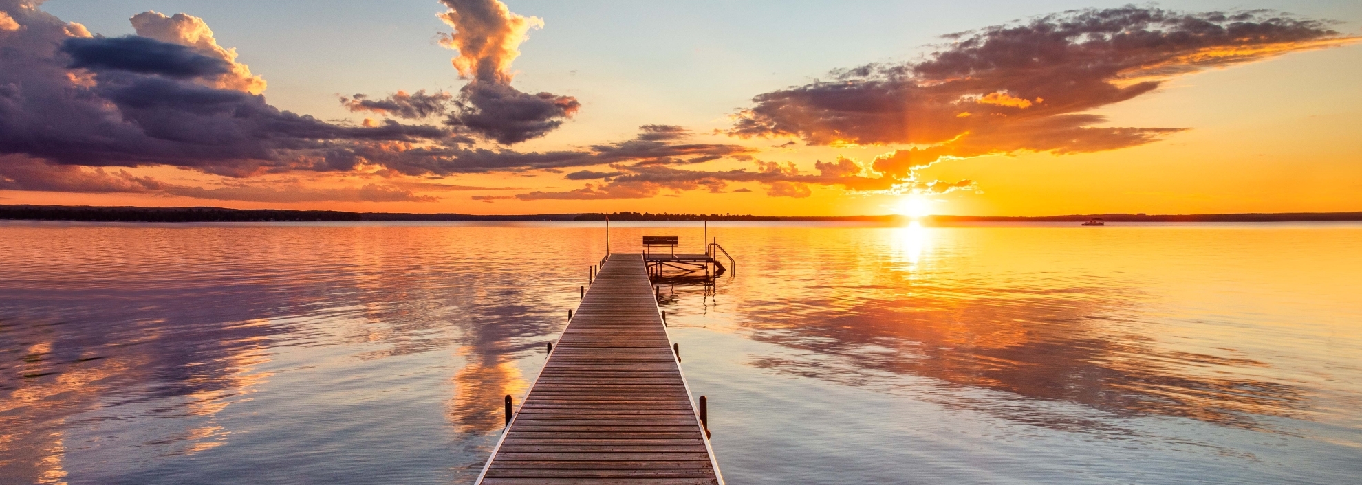 Dewitt Landing Golden Refection's Sunset
